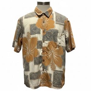 Vintage Kahala Men’s Hawaiian Print Aloha Shirt